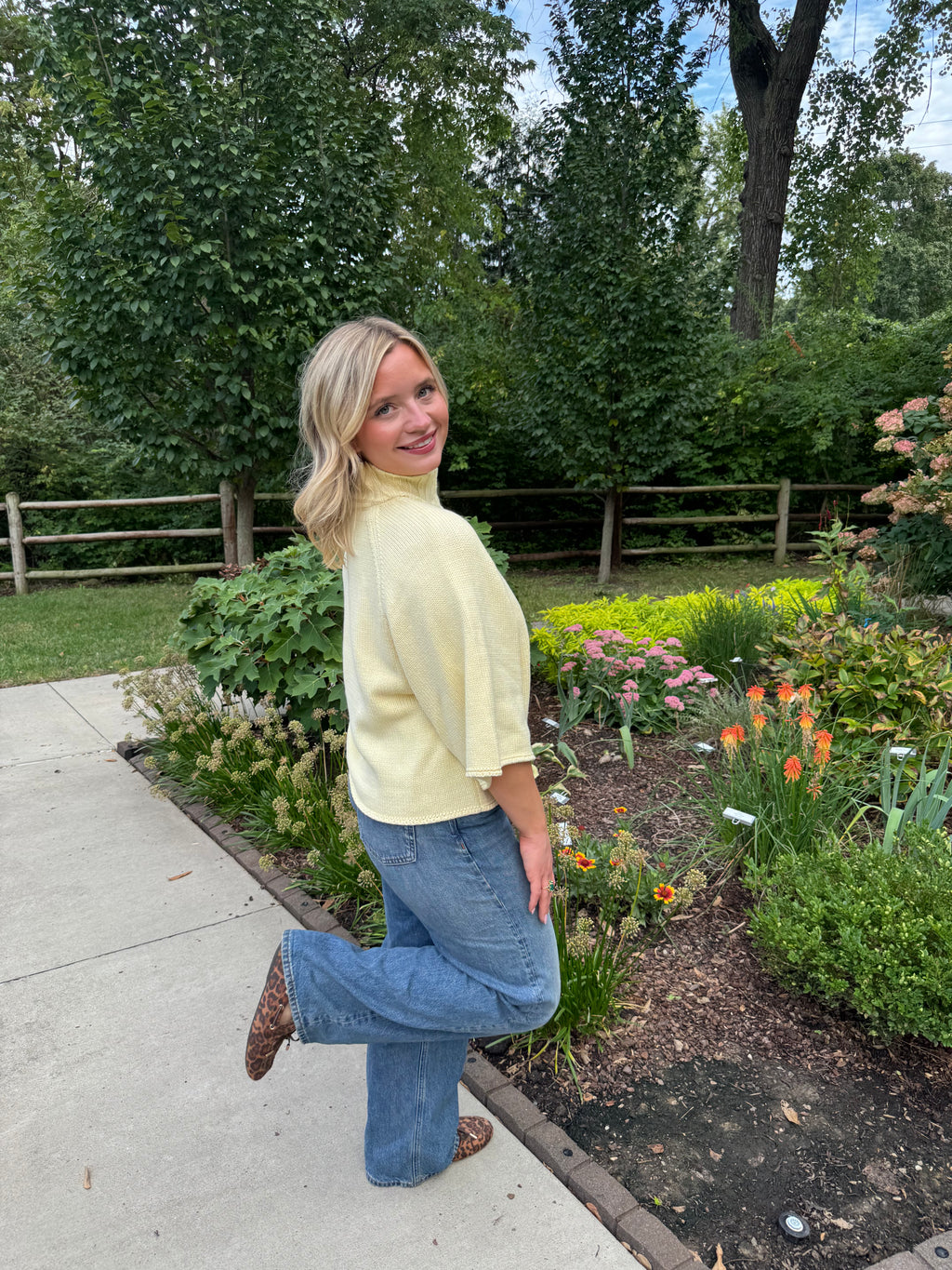 Butter Mock Neck
