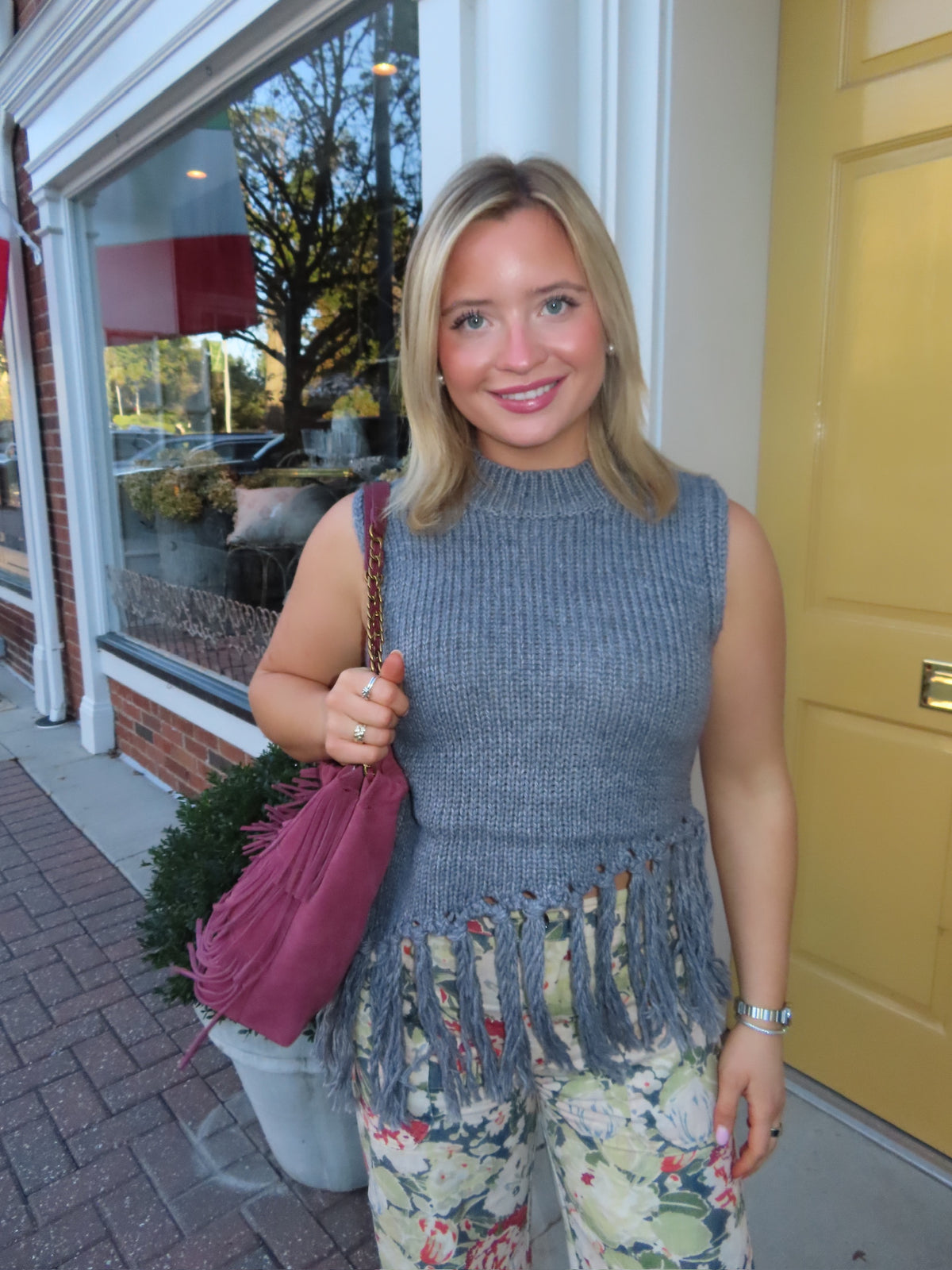 Fringe Knit Tank