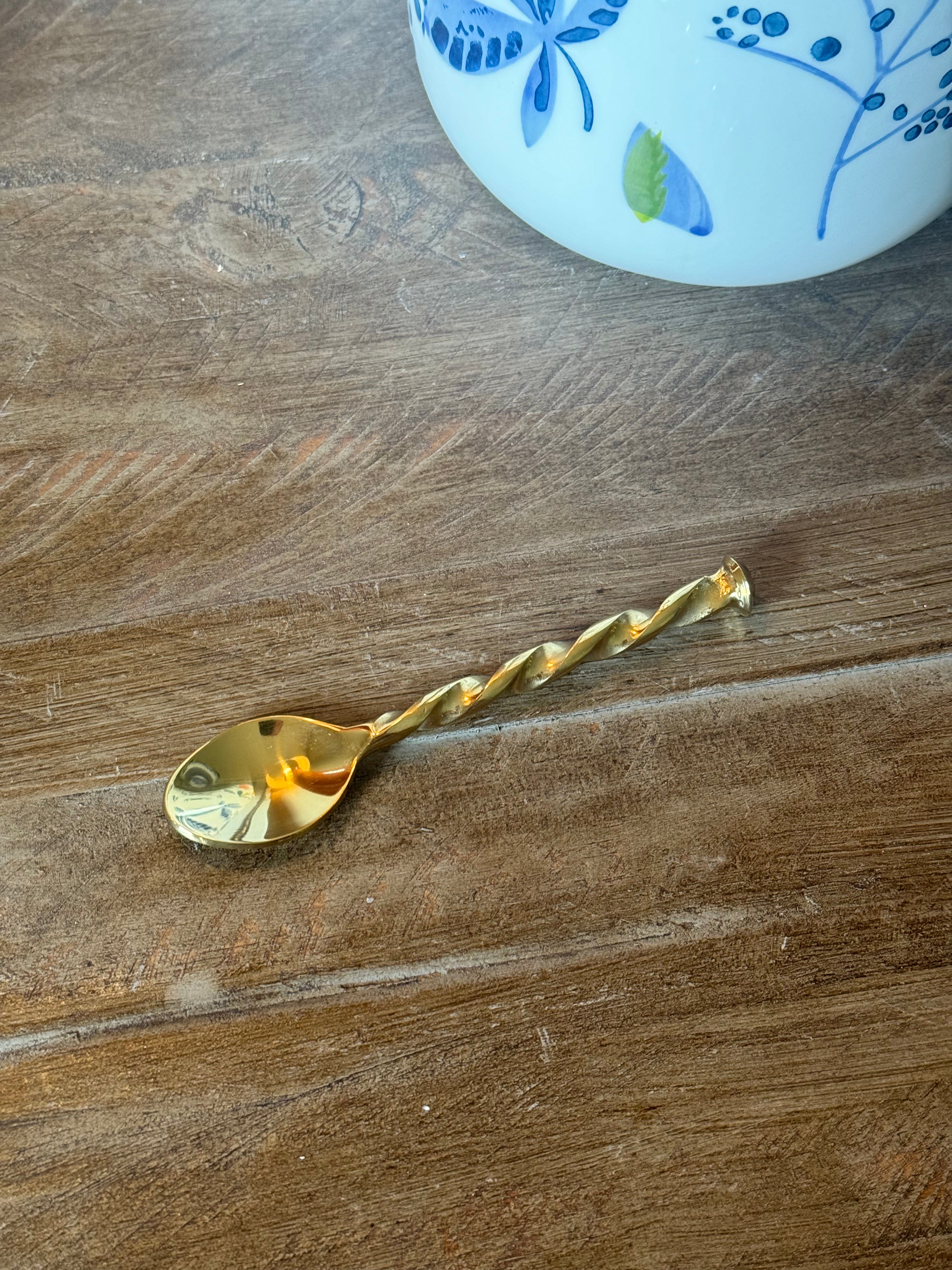 Golden Twist Spoon