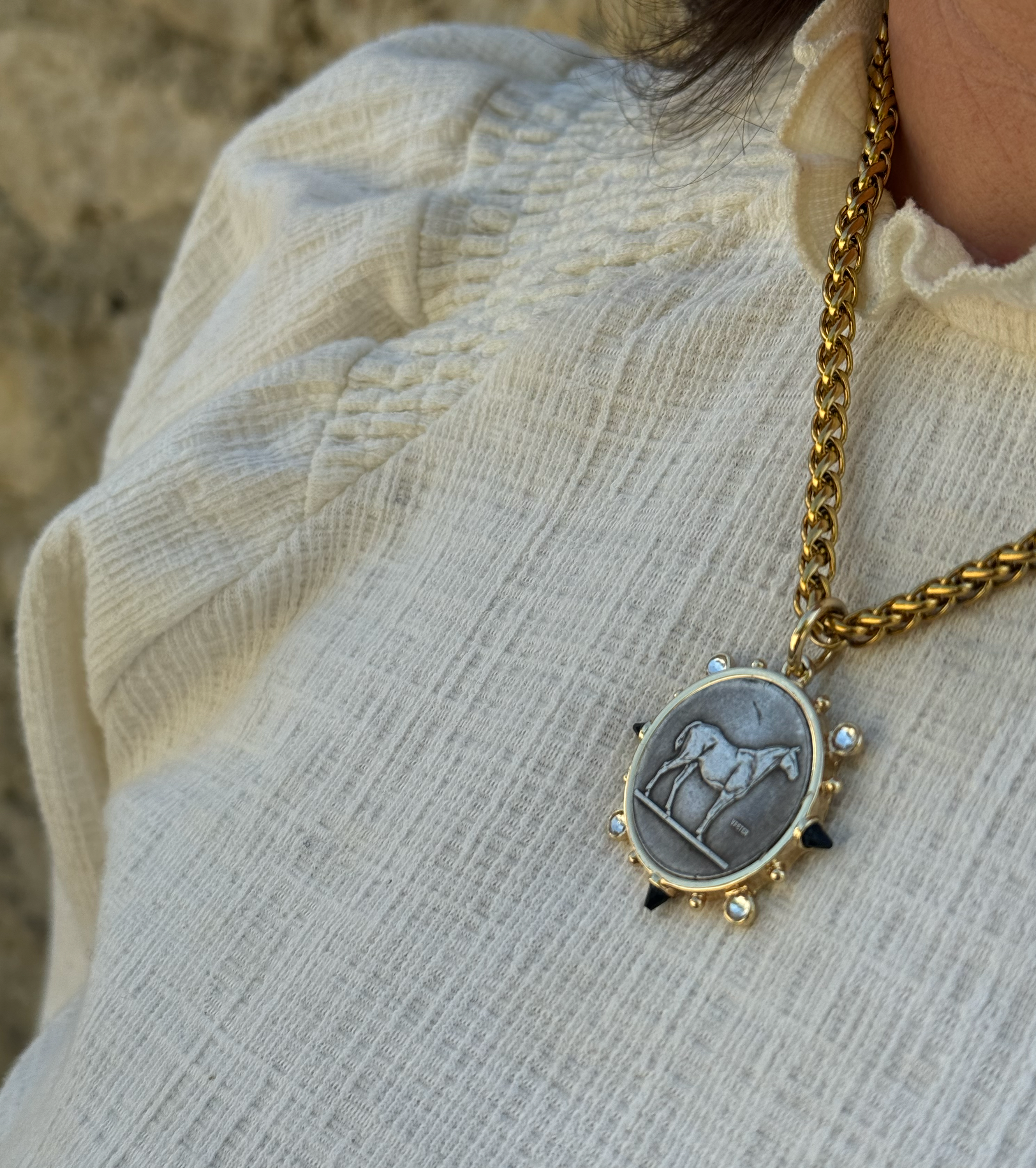 Parisian Horse Necklace