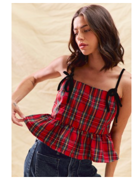 Plaid Top